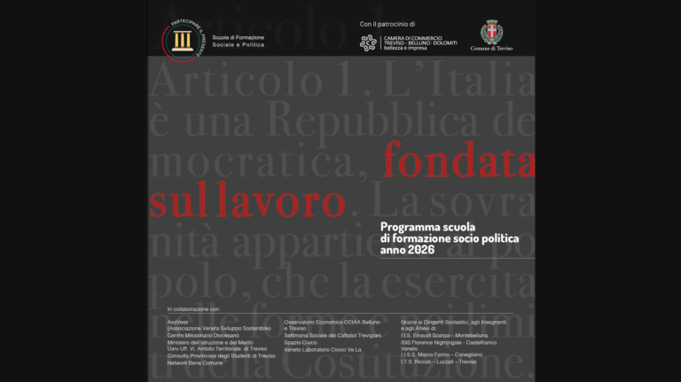 Programma scuola di formazione socio politica anno 2026